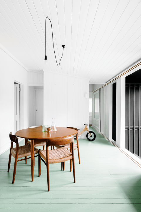 Green Living Room - Flooring 2