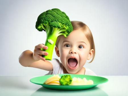 Overcome fussy eating - put a small amount on plate
