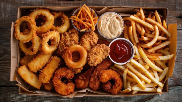 Air fried food